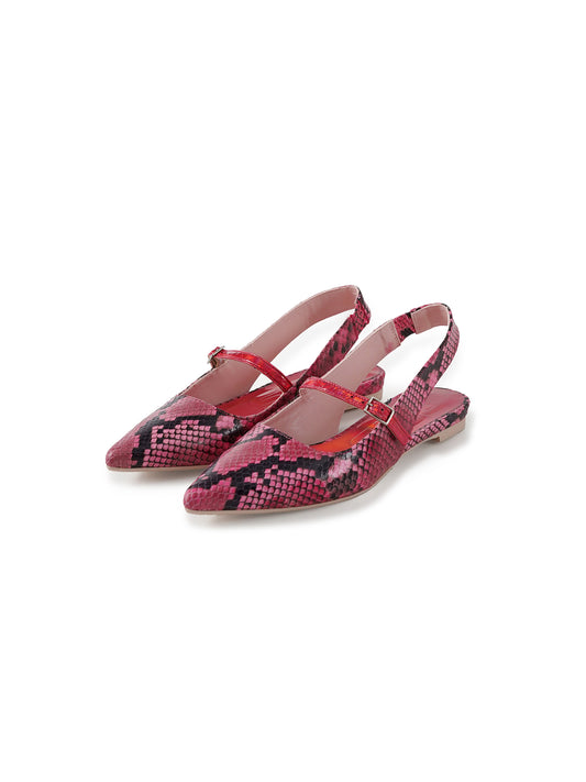 Pinker Ballerina im Python-Look von ras