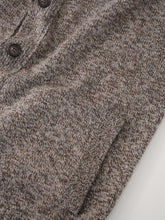 Braun/Sandfarbene melierte Strickjacke von Slowear – Ansicht 2