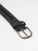 Dunkelbrauner Leder-Stretchgürtel von Anderson's – Ansicht 2