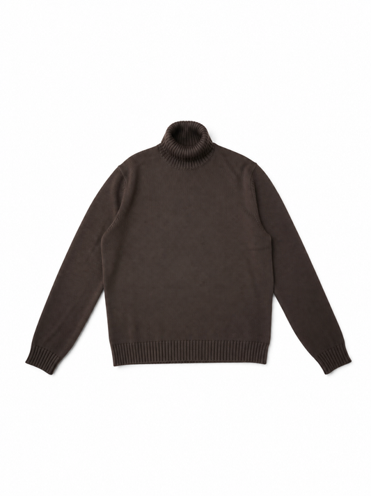 Schokobrauner Rollkragenpullover von Slowear – Ansicht 3