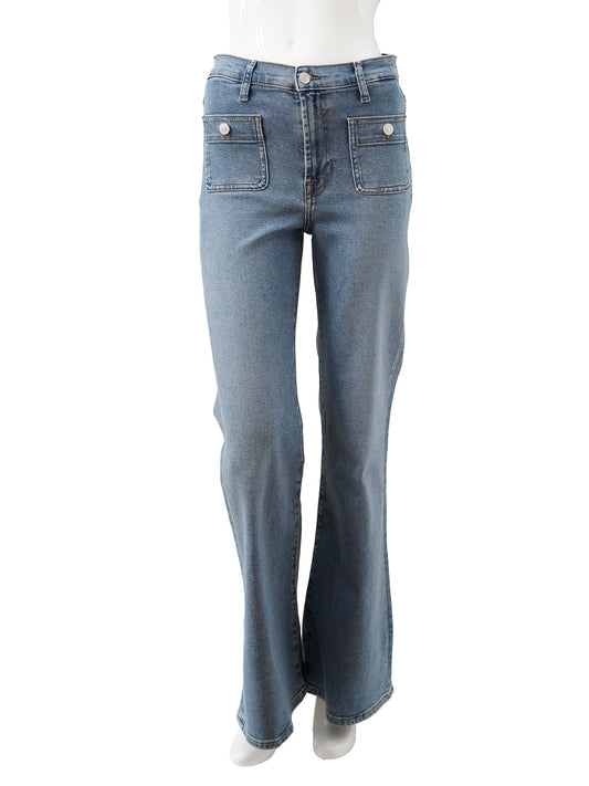 Hellblaue Bootcut-Jeans mit Fronttaschen von 7 For All Mankind