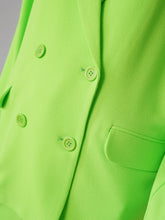 Neongrüner Blazer von Essentiel Antwerp – Ansicht 2