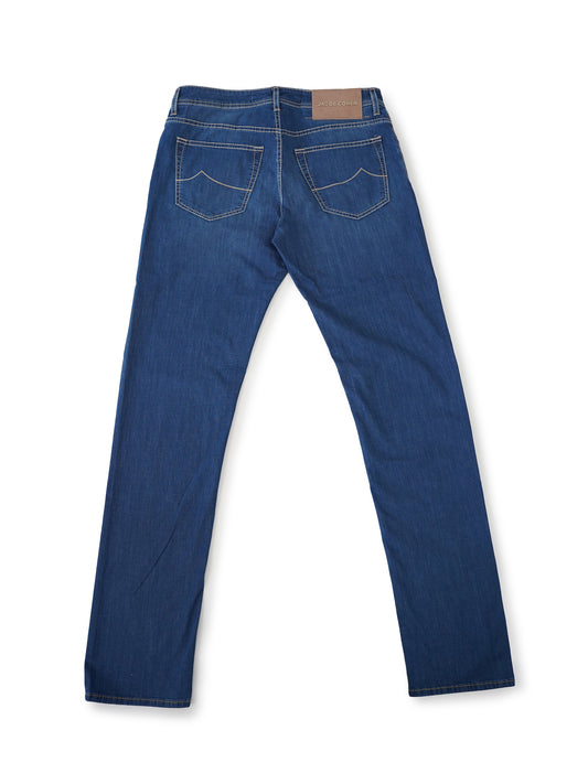 Cleane, blaue Sommer-Jeans Bard von Jacob Cohen – Ansicht 4