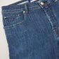 Dunkelblaue Jeans aus Cotton und Leinen "Bard"