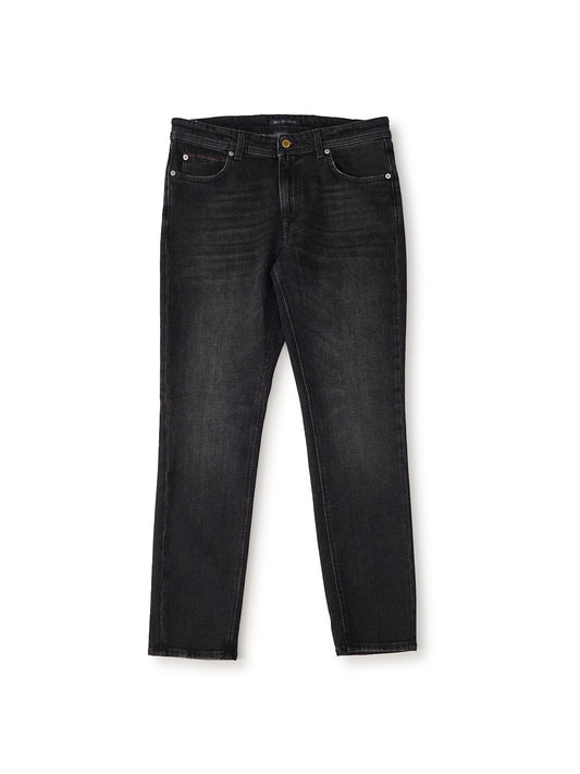 Dunkelgraue, gewaschene Jeans von Briglia