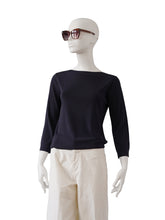 Dunkelblaues Stretch-Shirt