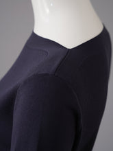 Dunkelblaues Stretch-Shirt