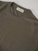 Khakifarbenes Strick-Shirt von Bruno Manetti – Ansicht 2
