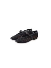 Schwarzer Mesh-Ballerina von Bibi Lou – Ansicht 2