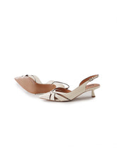 Cremefarbener Lack Sling-Pumps von Bibi Lou – Ansicht 2