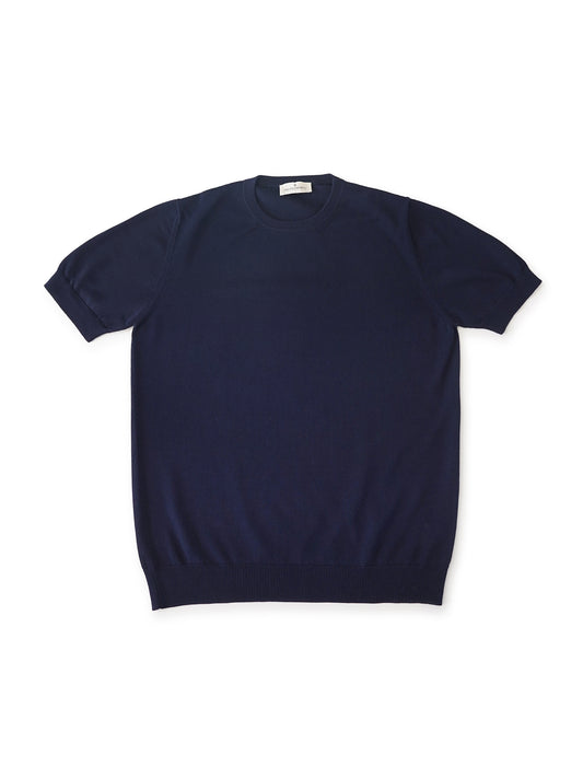 Dunkelblaues Strick-Shirt von Bruno Manetti