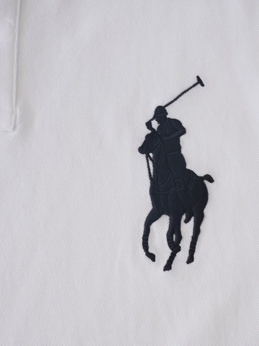 Weißes Big-Pony-Poloshirt „Custom Slim Fit“ von Ralph Lauren – Ansicht 2
