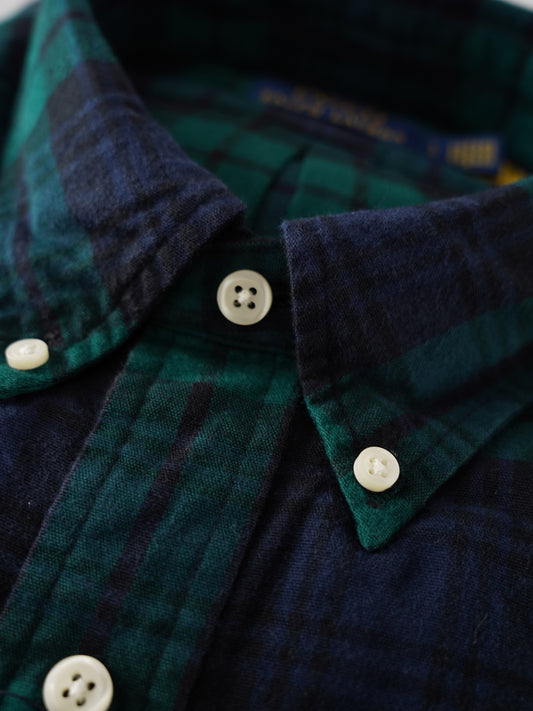 Black Watch Hemd mit Button-Down von Ralph Lauren – Ansicht 2