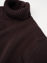 Dunkelbrauner Rollkragenpullover von Slowear – Ansicht 2