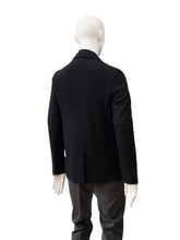 Dunkelblaues Woll-Sakko