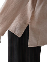 Puderfarbener Turtleneck aus Wolle und Kaschmir von FFC – Ansicht 2