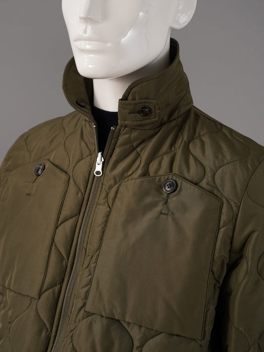 Dunkelblaue Jacke mit olivfarbener, herausnehmbarer Innenjacke von Valstar – Ansicht 6