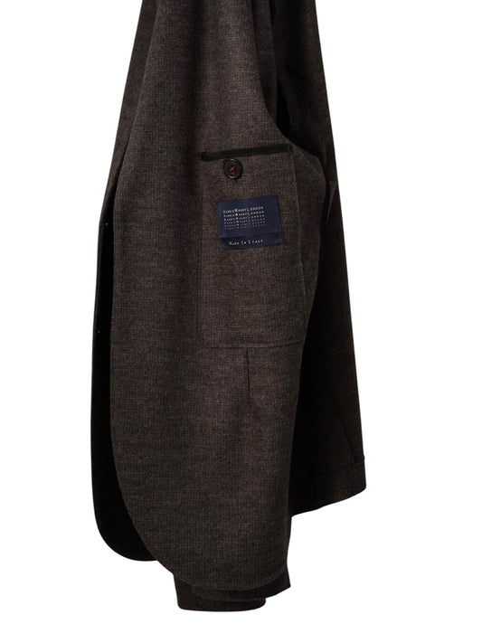 Braun-grau meliertes Sakko von Harris Wharf London – Ansicht 4