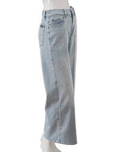 Hellblaue, gerade geschnittene Jeans von 7 For All Mankind – Ansicht 2
