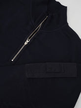 Dunkelblauer Sweat-Troyer von Ten C – Ansicht 2