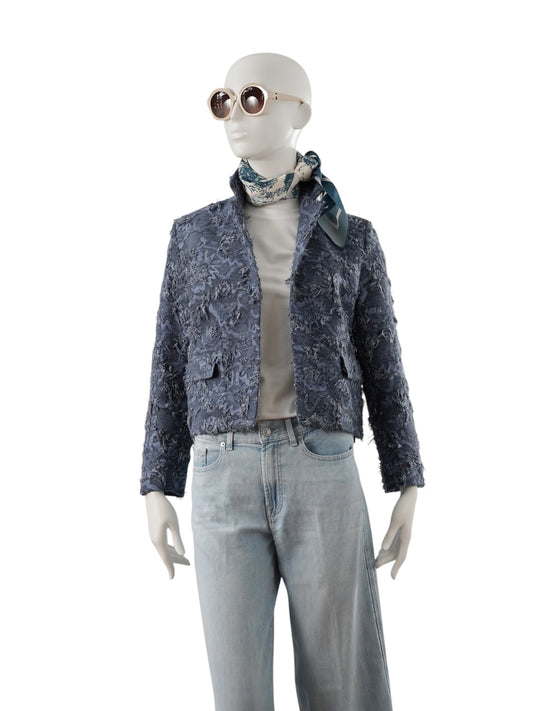 Denimblaue Blazerjacke von ODEEH