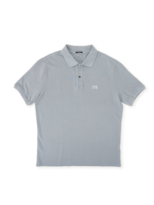 Rauchblaues Poloshirt von C.P. Company