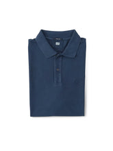 Dunkelblaues Poloshirt von C.P. Company – Ansicht 2