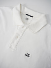 Weißes Poloshirt von C.P. Company – Ansicht 2
