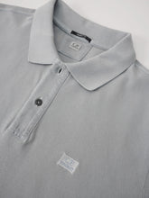 Rauchblaues Poloshirt von C.P. Company – Ansicht 2