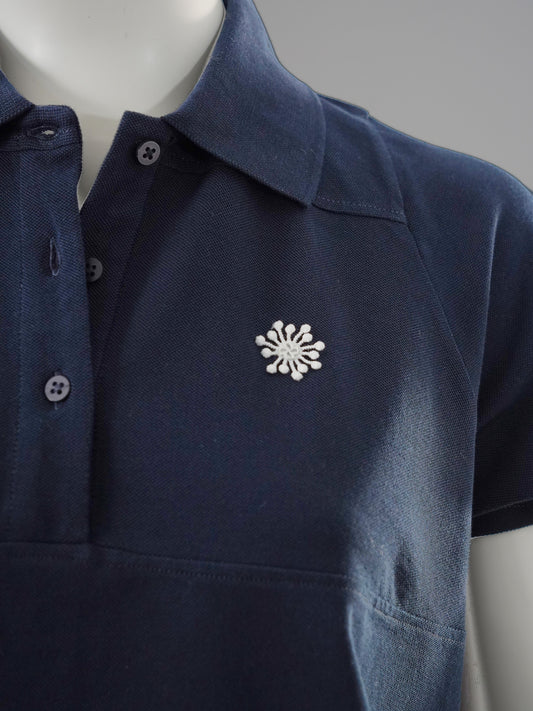 Nachtblaues Poloshirt von Dorothee Schumacher – Ansicht 3