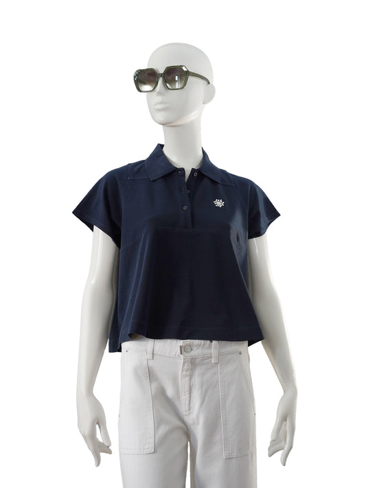 Nachtblaues Poloshirt von Dorothee Schumacher