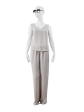 Graue, weite Hose von Herno – Ansicht 2