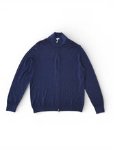 Dunkelblaue Strickjacke von Gran Sasso – Ansicht 2
