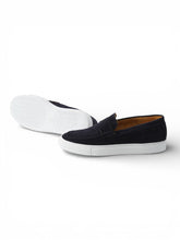 Dunkelblauer Loafer „Palermo“ mit Gummisohle von Ludwig Reiter – Ansicht 2