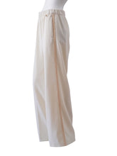 Cremefarbene Loungewear-Hose mit Kontrastnaht von Herno – Ansicht 2