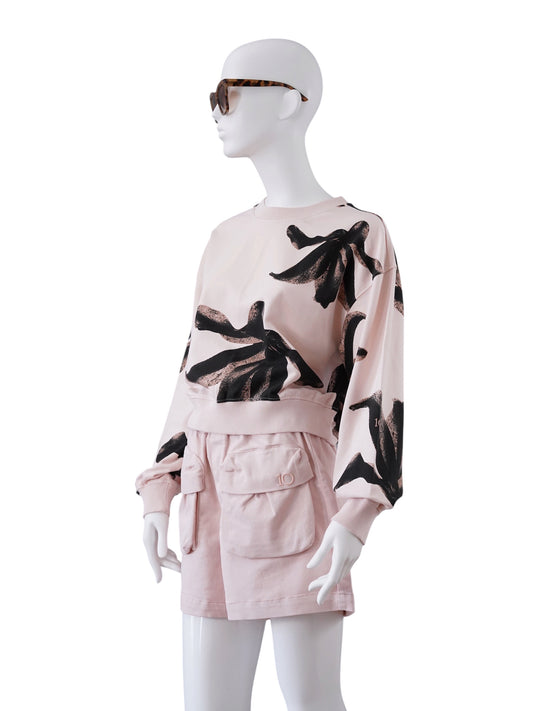 Oversized Sweatshirt mit Blüten-Print von 10days – Ansicht 3