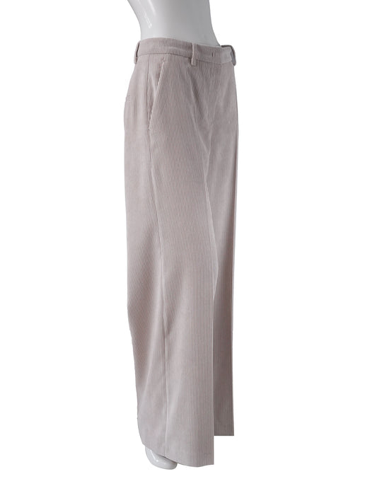 Sandfarbene weite Cordhose „Shiloh“ von Seductive – Ansicht 2