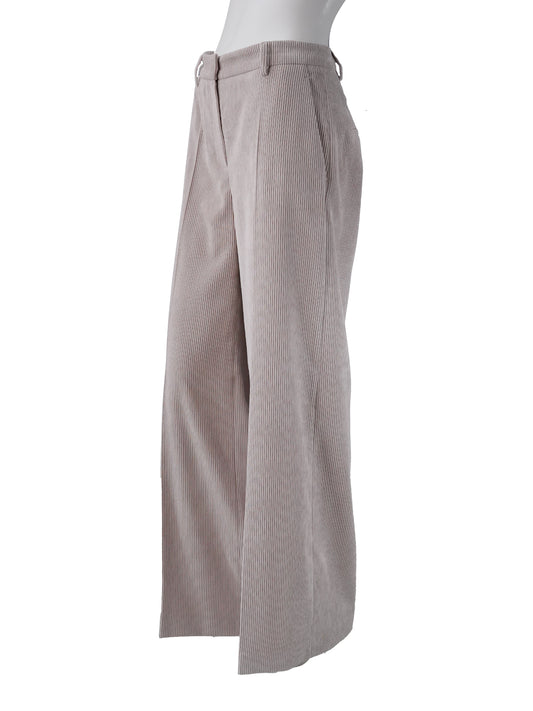 Sandfarbene weite Cordhose „Shiloh“ von Seductive – Ansicht 3