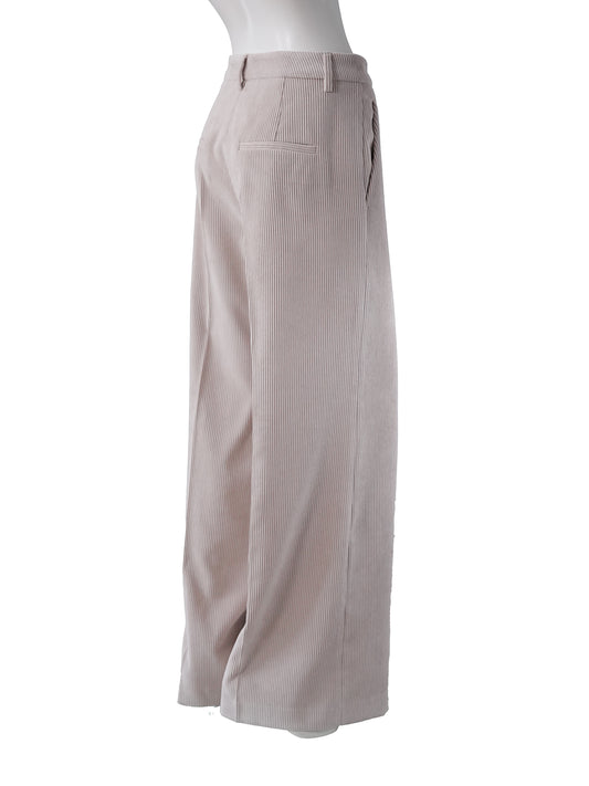 Sandfarbene weite Cordhose „Shiloh“ von Seductive – Ansicht 4