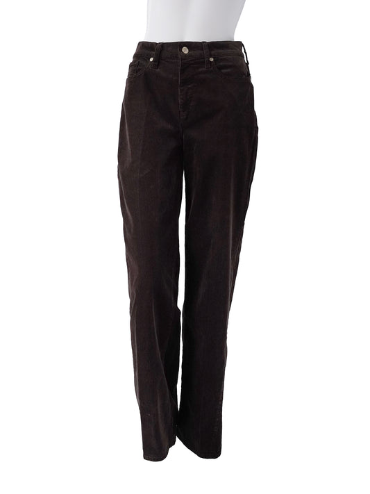 Dunkelbraune, weite Cordhose von 7 For All Mankind