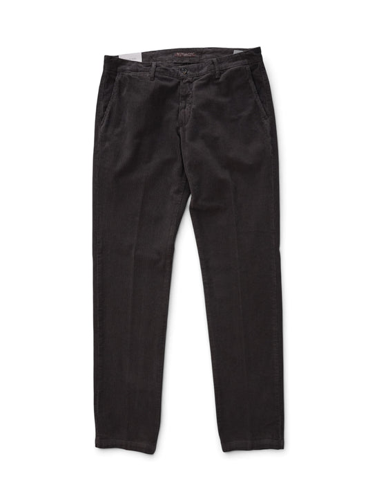 Dunkelbraune Cordhose von Four.ten – Ansicht 3