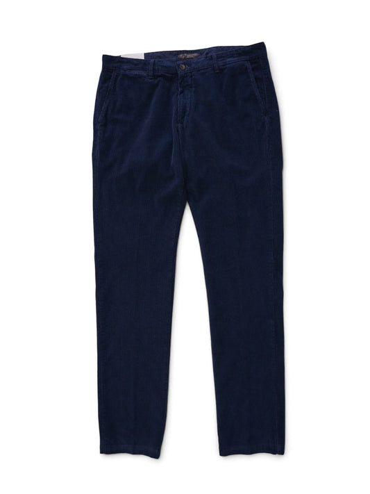 Dunkelblaue Cordhose von Four.ten – Ansicht 3