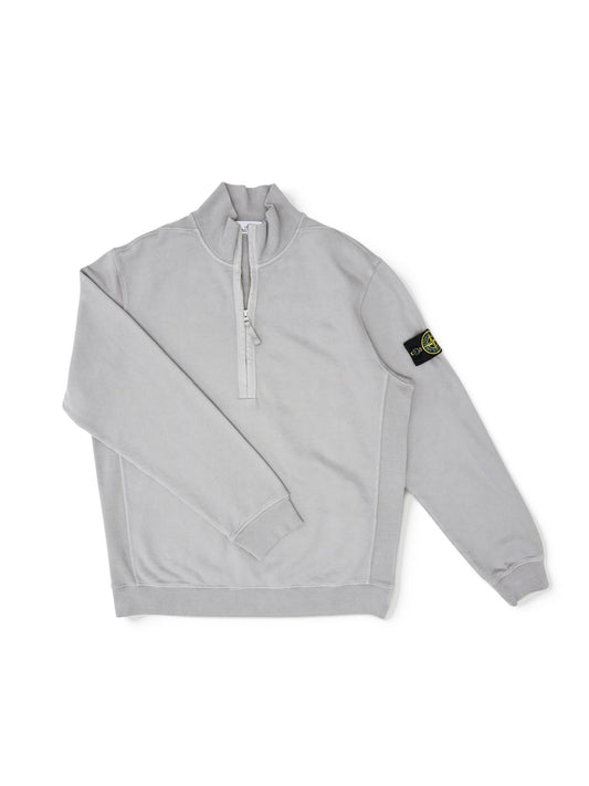 Mittelgraues Troyer-Sweatshirt von Stone Island – Ansicht 4
