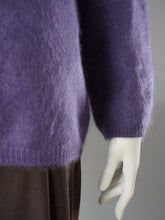 Lila Cardigan aus Wolle und Kaschmir von S.Marlon – Ansicht 2