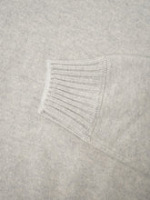 Hellgrauer Kaschmir-Pullover mit Rundhals von Gran Sasso – Ansicht 2