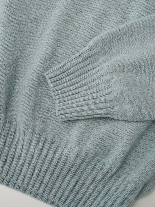 Eisblauer Rollkragenpullover von Glenugie – Ansicht 3