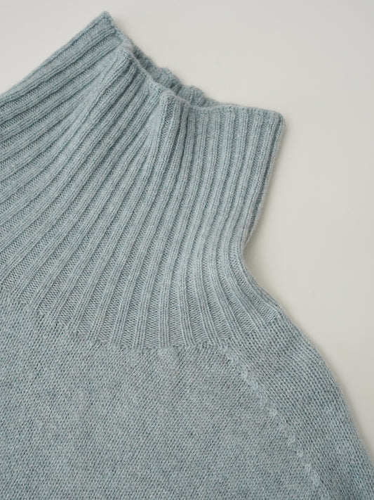 Eisblauer Rollkragenpullover von Glenugie – Ansicht 4