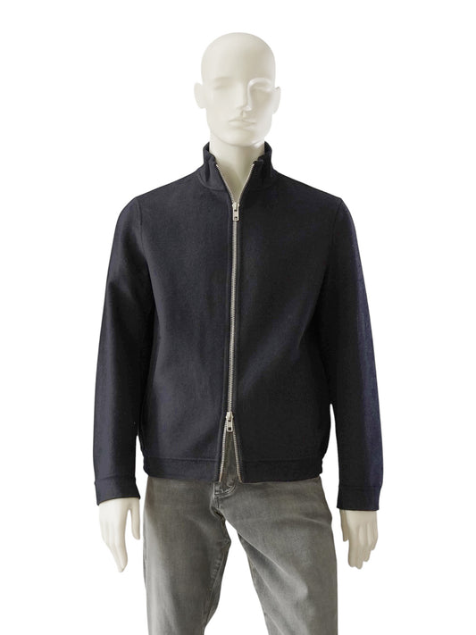Dunkelblauer Blouson aus Wollmischgewebe von Galà