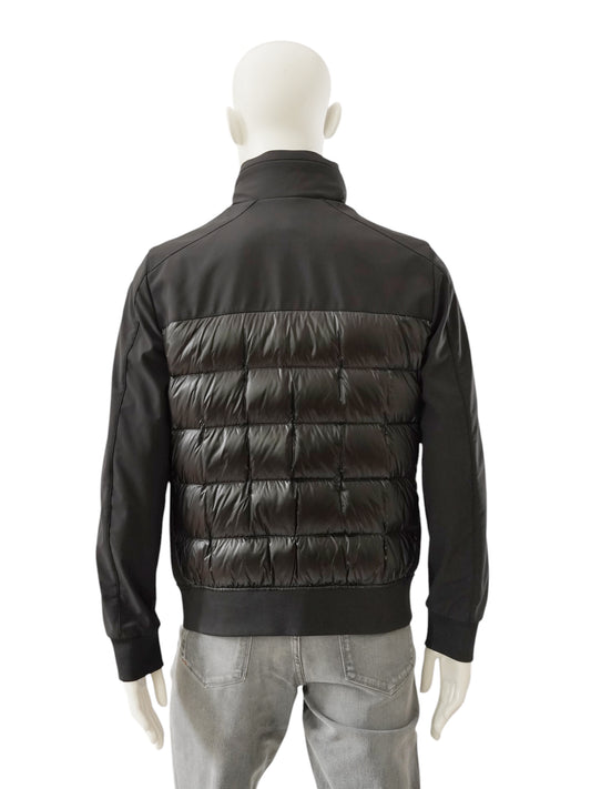 Schwarzer Hybrid-Bomber mit Steppfront von Parajumpers – Ansicht 3