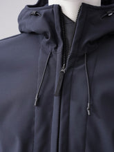 Blaue Softshell-Jacke mit Kapuze von Stone Island – Ansicht 2